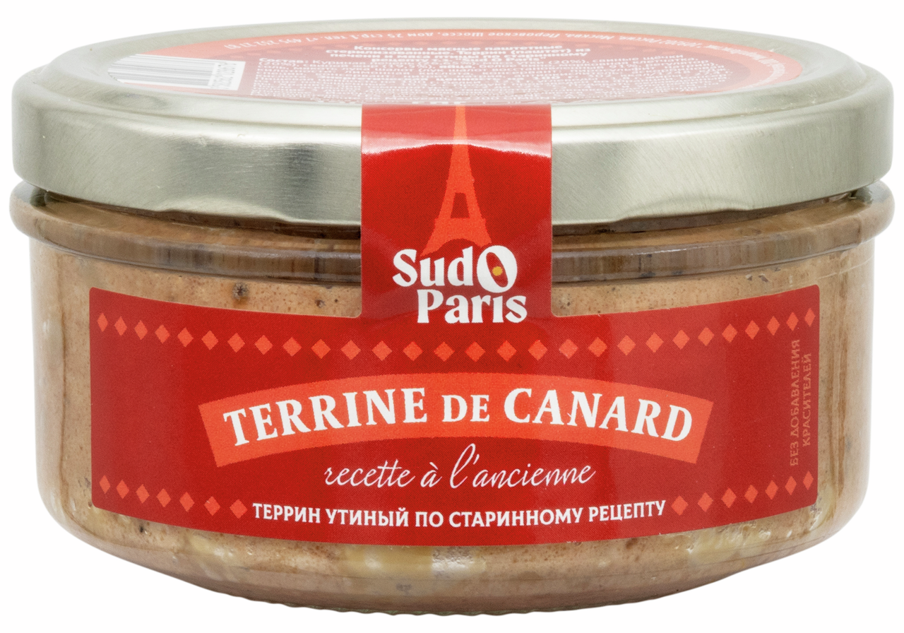 Террин утиный по старинному рецепту 130 г.