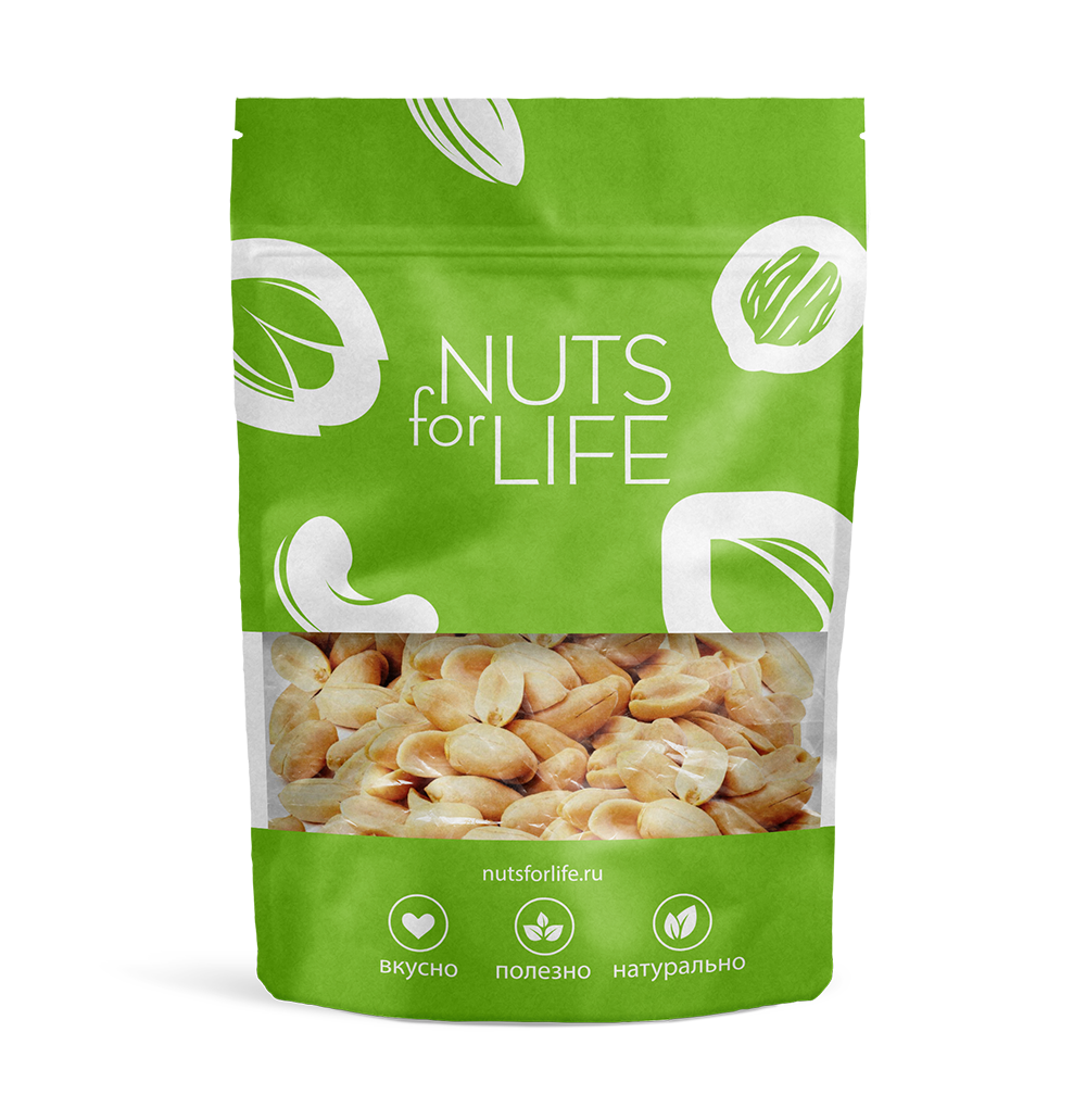 арахис обжаренный nuts for life 100 г картинка