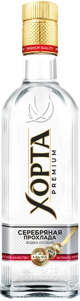 ХОРТА СЕРЕБРЯНАЯ ПРОХЛАДА 0,1 л. 40% Водка особая