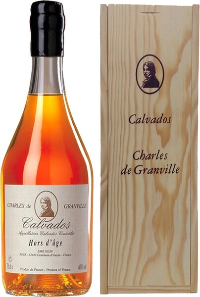Шарль де Гранвиль Ор д'Аж 0,7 л. 40% дер. п/к Кальвадос выдержанный