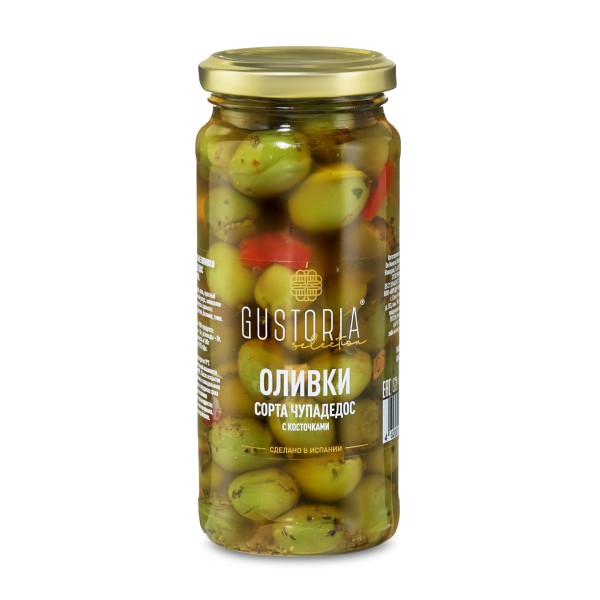 Оливки чупадедос с/к Gustoria 370 мл. 