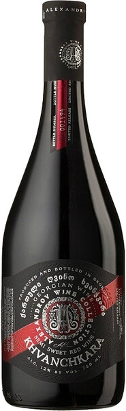 Коллекция Вин Александрова Хванчкара красное полусладкое 0,75 л. 12% Вино ЗНМП регион Рача 