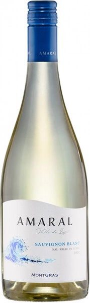 МонтГрас Амарал Совиньон Блан ДО Валле де Лейда сухое белое 0,75 л. 13,5% Вино географ. наимен. рег. Аконкагуа (Долина Лейда)