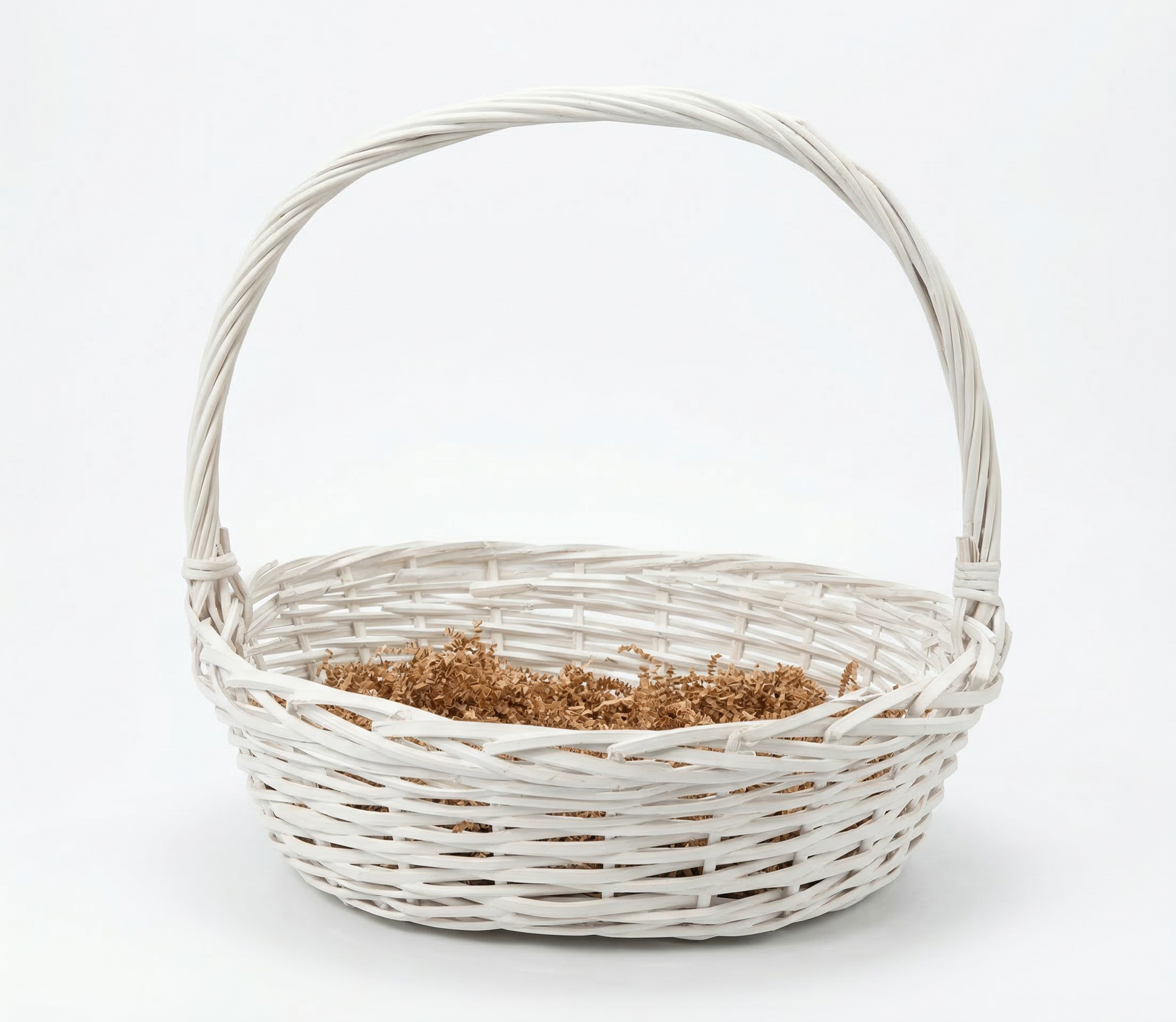 Корзина плетеная (Ива) 48*39Н15НН46 белый