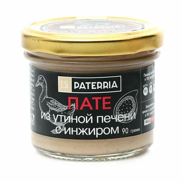 Пате PATERRIA из утиной печени с инжиром 90 гр 