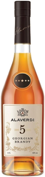 Алаверди 5 лет 0,5 л. 40% Коньяк грузинский ординарный 
