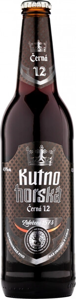 Кутно Гора Черна 12 0,5 л. бут. 4,9% Пиво темное пастериз. фильтров.