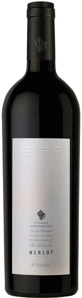 Усадьба Дивноморское Мерло красное сухое 0,75 л. 13,9% Вино с ЗНМП