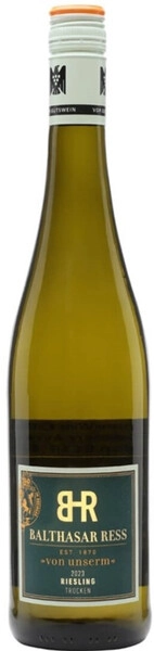 Балтазар Ресс Фон Унзерм Рислинг Рейнгау 2023 сухое белое 0,75 л. 12% Вино сортовое ординарное региона Рейнгау 