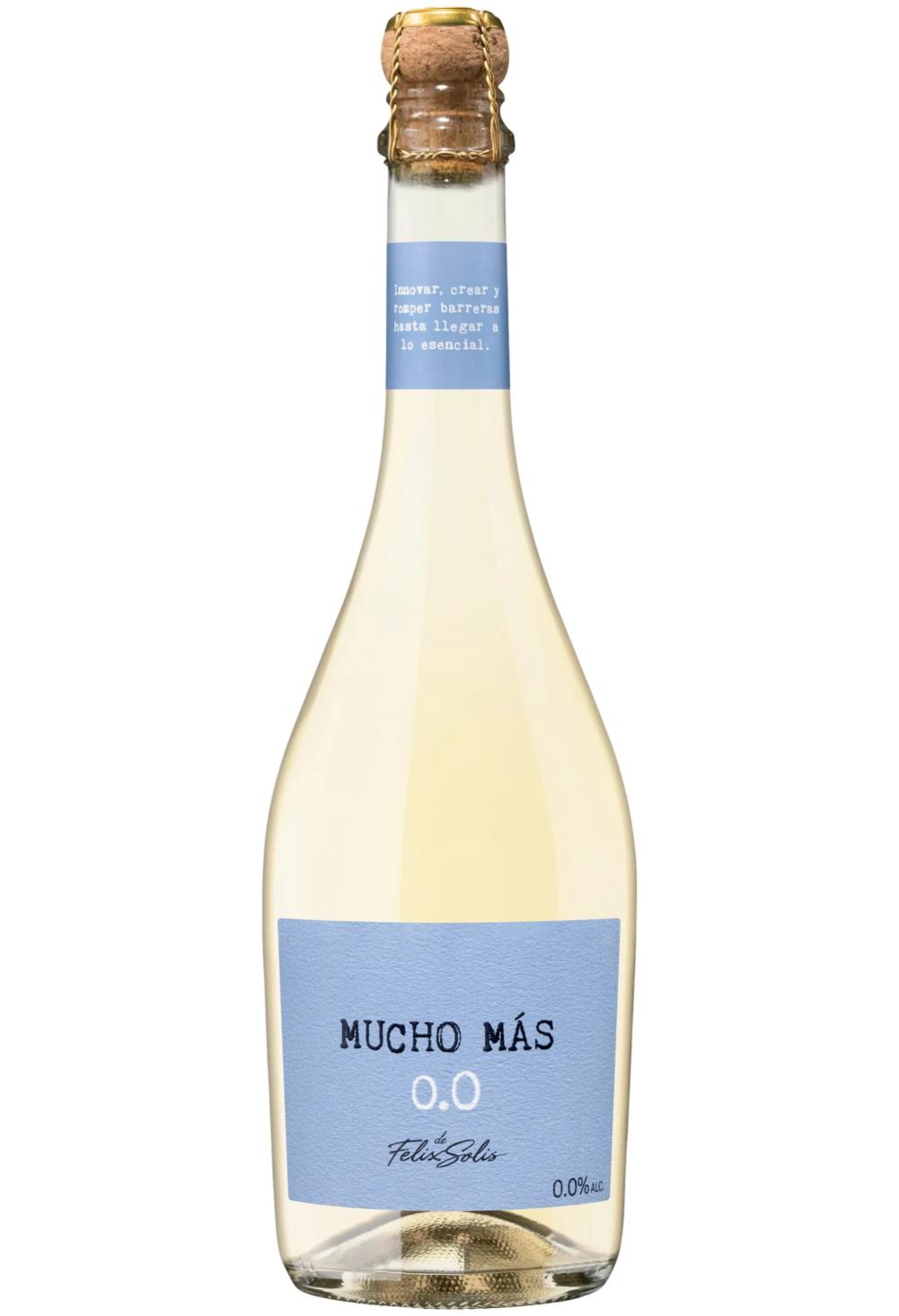 Мучо Мас белое полусухое 0,75 л. Вино игристое безалкогольное