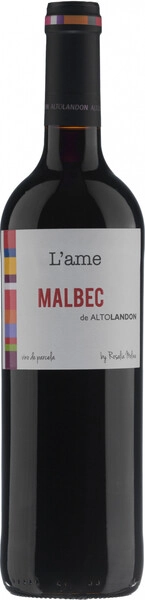 Л'Аме Мальбек де Альтоландон год урожая 2014 сухое красное 0,75 л. 13% Вино сортовое коллекционное