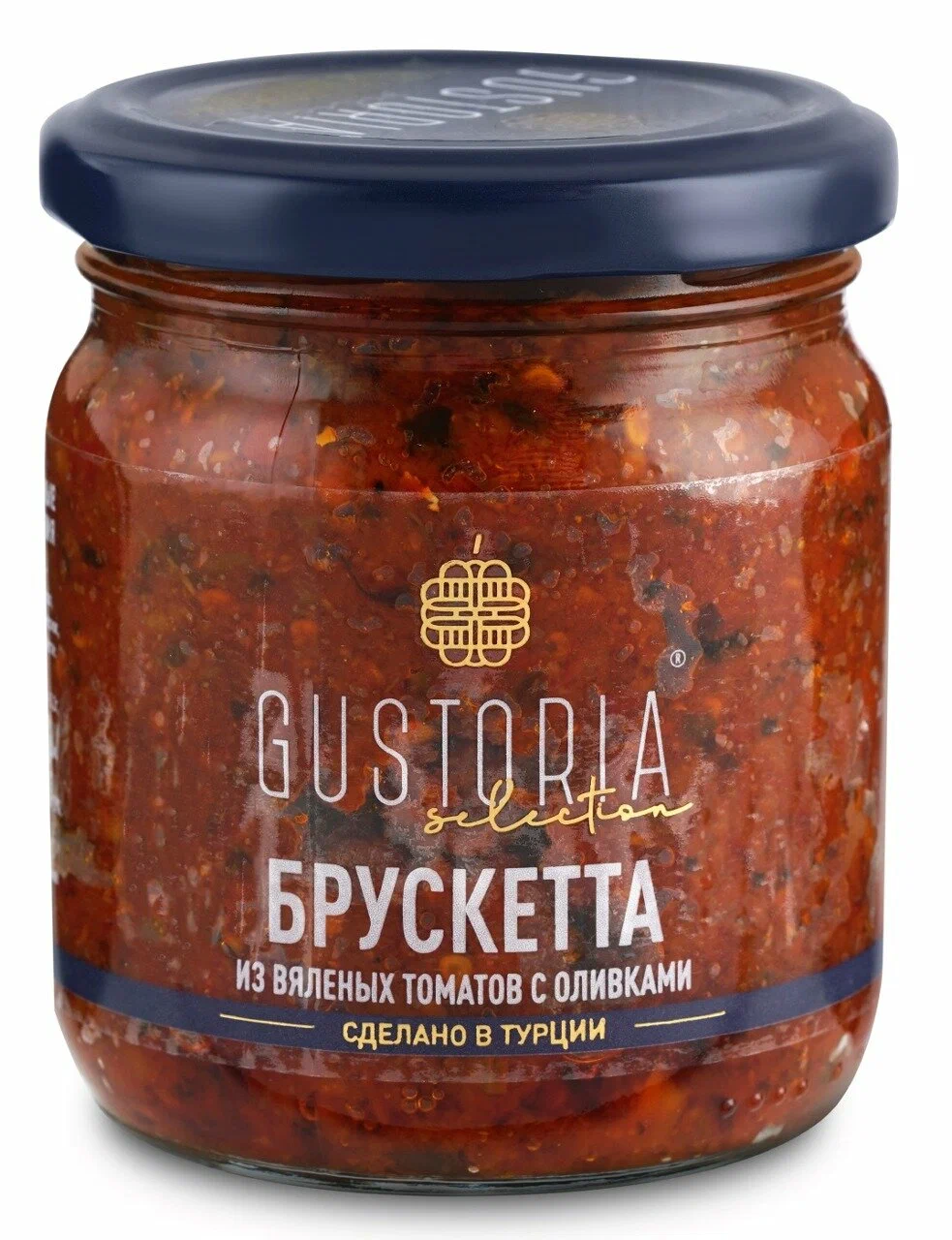 Брускетта из вяленых томатов с оливками 210 мл. Gustoria