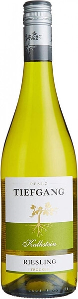 Тиефганг Рислинг Калкштейн рег.Пфальц Deutscher Qualitatswein белое сухое 0,75л 12,5% Вино