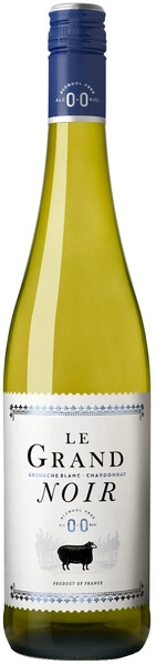 Ле Гран Нуар Гренаш Блан-Шардоне белое 0,75 л. Вино безалкогольное