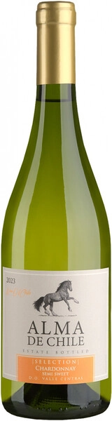 Альма де Чили Селекшн Шардоне полусладкое белое 0,75 л. 12,5% Вино ординарное сортовое 