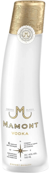 Мамонт 0,5 40% Водка особая