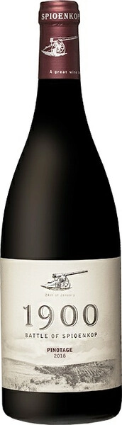 1900 Бэттл оф Спаенкоп Пинотаж красное сухое 0,75 л. 13% Вино с ЗНМП 