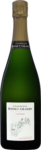 Шампань Бонне-Жильмер Ля Резерв Гран Крю Блан де Блан 2019  брют белое 0,75 л. 12,5% Вино игристое