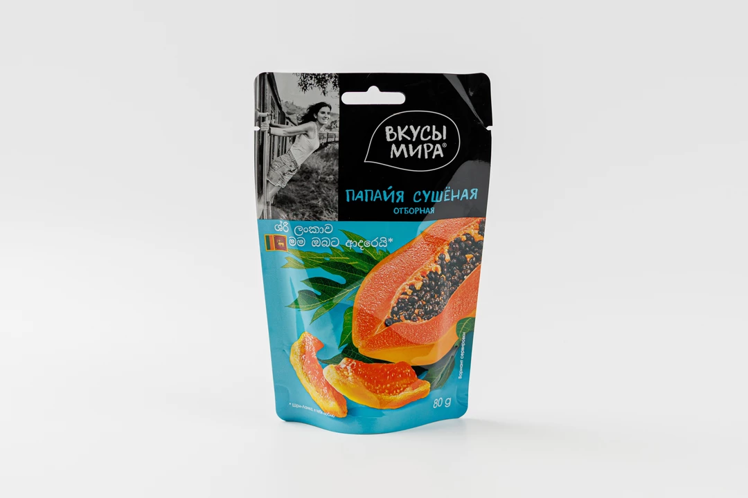 Папайя сушеная Вкусы мира 80 г