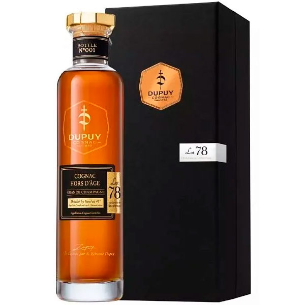 Дюпюи Гранд Шампань Ор д'Аж Лот 78 0,7 л. 46% Коньяк марочный очень старый