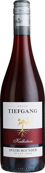 Тиефганг Шпетбургундер (Пино Нуар) Калкштейн рег.Пфальц Qualitatswein красное сухое 0,75л 13,5% Вино