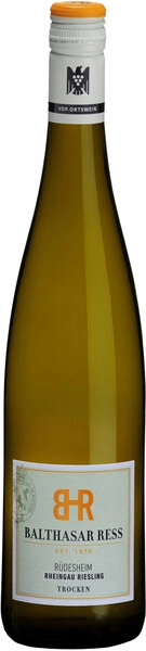 Рюдесхайм Рислинг Рейнгау год урожая 2022 полусухое белое 0,75 л. 12,5% Вино сортовое ординарное