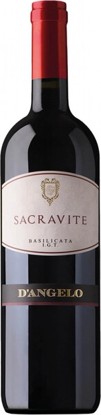 Д'Анжело Сакравите ИЖТ Базиликата сухое красное 0,75 л. 13% Вино с защ геог указ