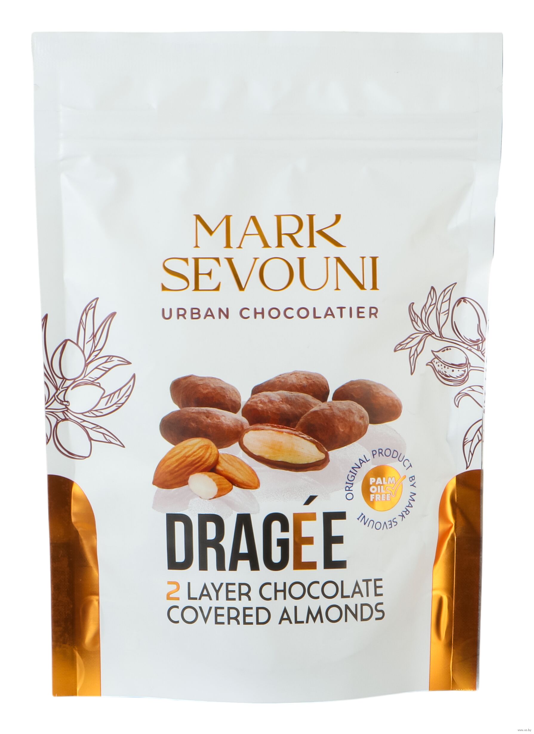 Mark Sevouni Драже - цельный миндаль, покрытый молочным и темным шоколадом 150 г.