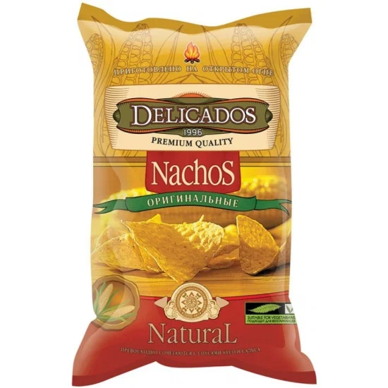 Чипсы кукурузные Nachos DELICADOS Оригинальные 150 гр