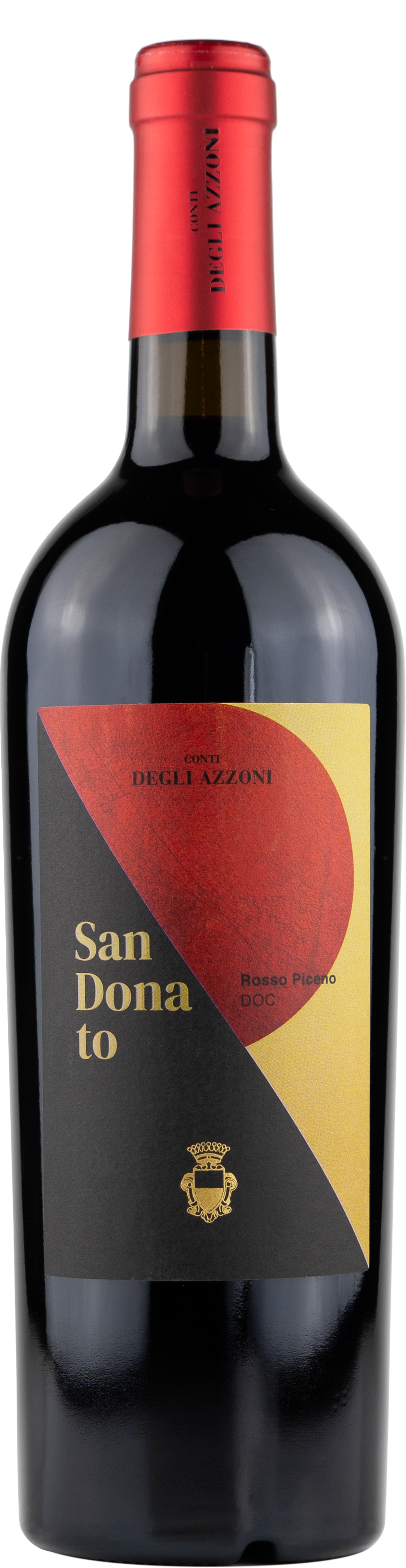Конти дельи Аццони Сан Донато Россо Пичено ДОК красное сухое 2022 0,75 л. 12,5% Вино выдержанное