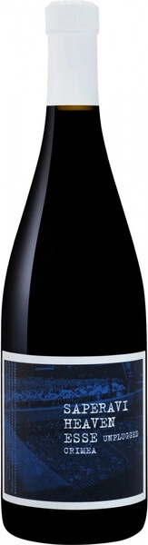 Ессе Анплагд Саперави Хевен красное сухое 0,75 л. 13% Вино российское с ЗГУ
