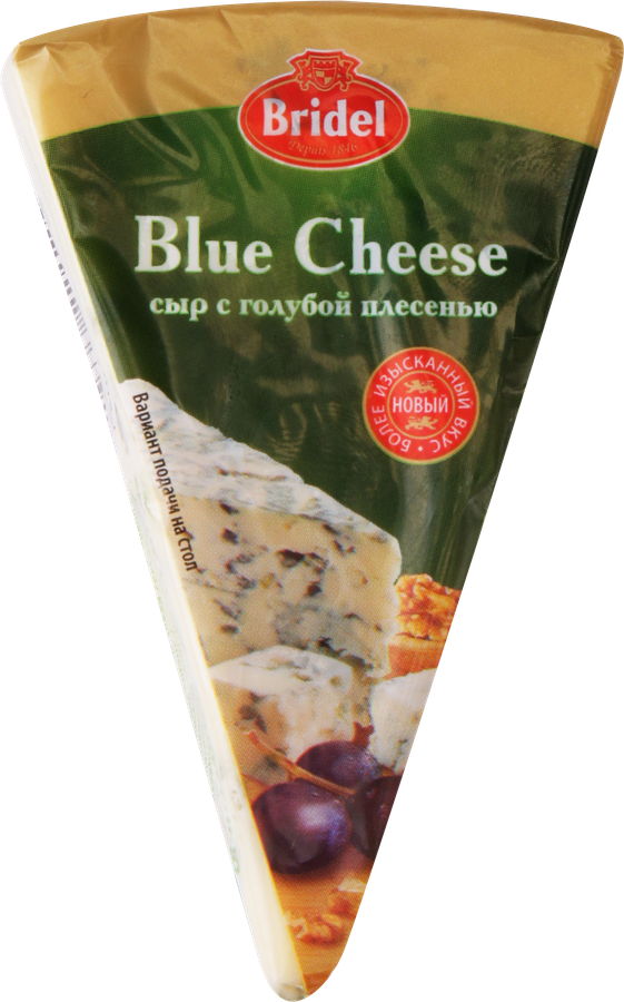 Сыр с голубой плесенью Blue Cheese Bridel 54% 100 г