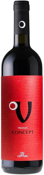 Липовац Концепт 2016 красное сухое 0,75 л. 11% Вино марочное