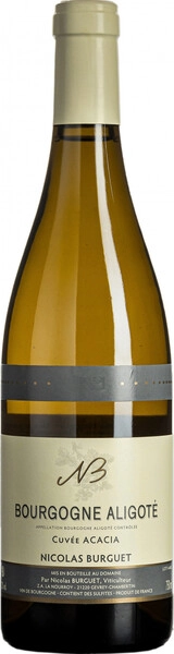 Николя Бурге Бургонь Алиготе Кювэ Акация 2019 сухое белое 0,75 л. 12%  Вино